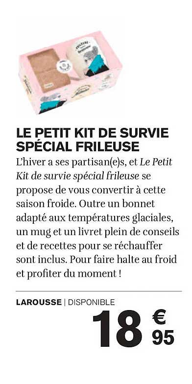 LE PETIT KIT DE SURVIE SPÉCIAL FRILEUSE