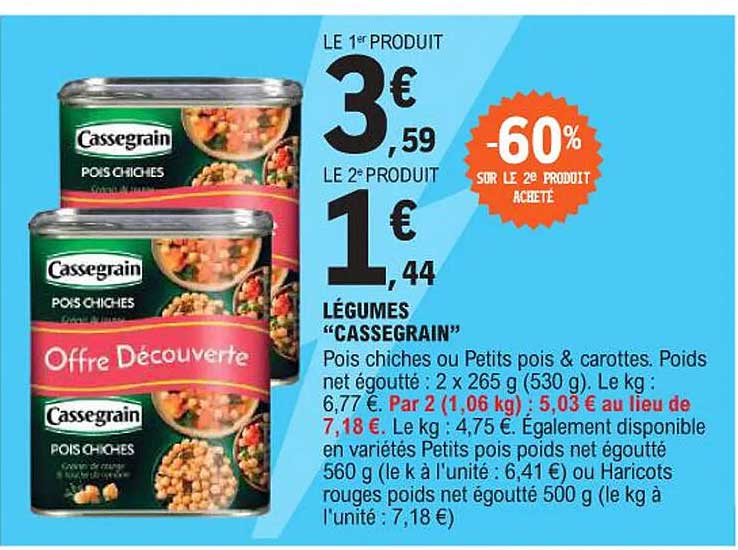 LÉGUMES “CASSEGRRAIN”