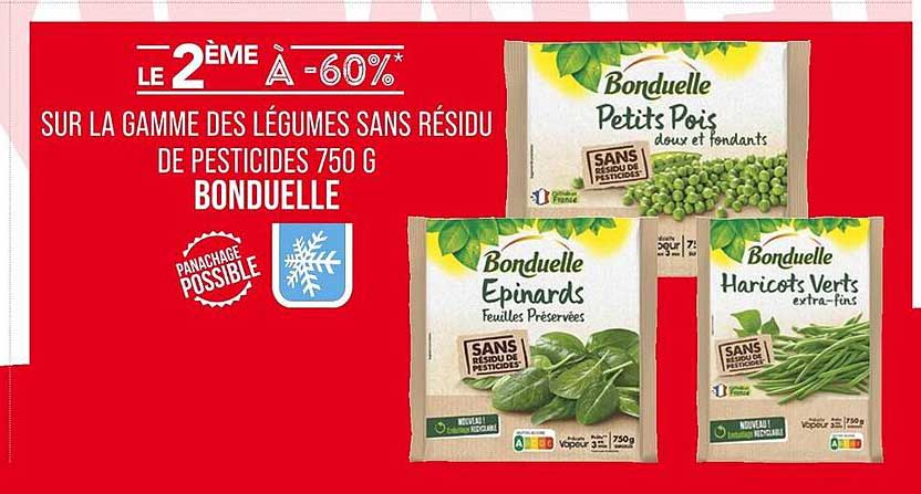 Légumes sans résidu de pesticides 750 g Bonduelle