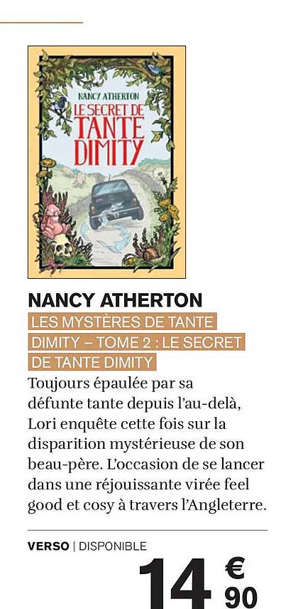 LES MYSTÈRES DE TANTE DIMITY – TOME 2 : LE SECRET DE TANTE DIMITY