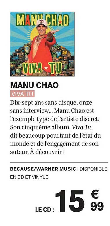 MANU CHAO  
VIVA TU