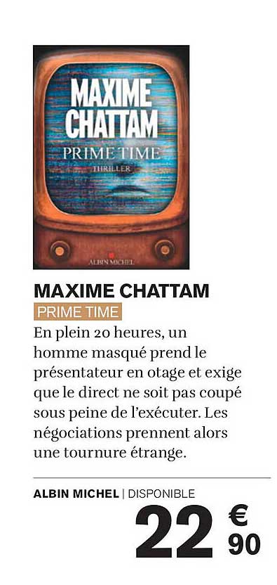 MAXIME CHATTAM PRIME TIME