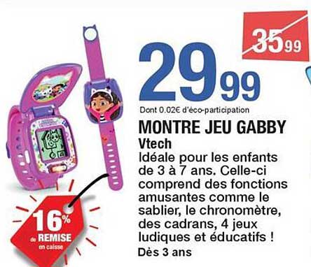 MONTRE JEU GABBY Vtech