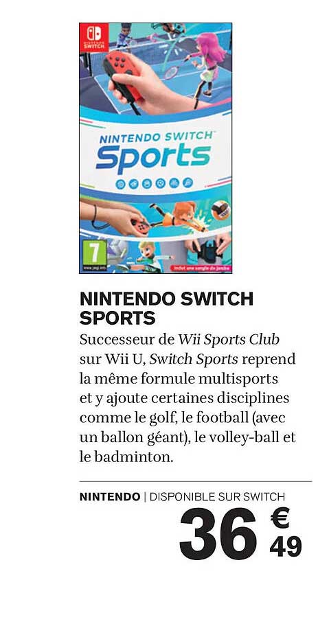 NINTENDO SWITCH SPORTS