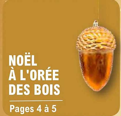 NOËL À L'ORÉE DES BOIS