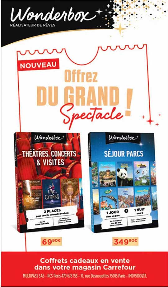 Offrez DU GRAND ! Spectacle