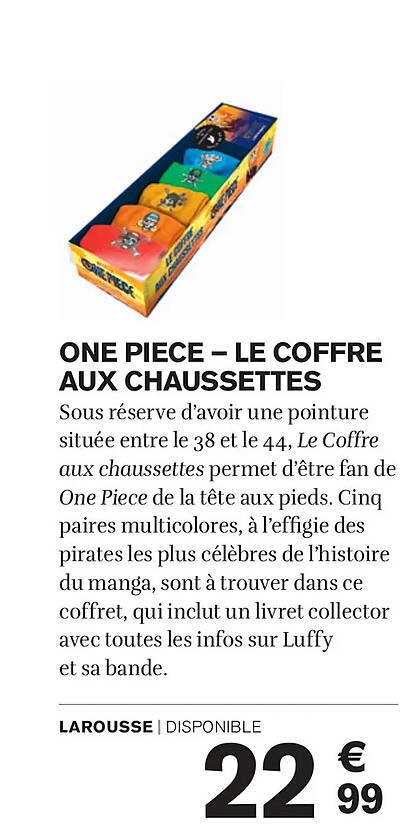 ONE PIECE – LE COFFRE AUX CHAUSSETTES