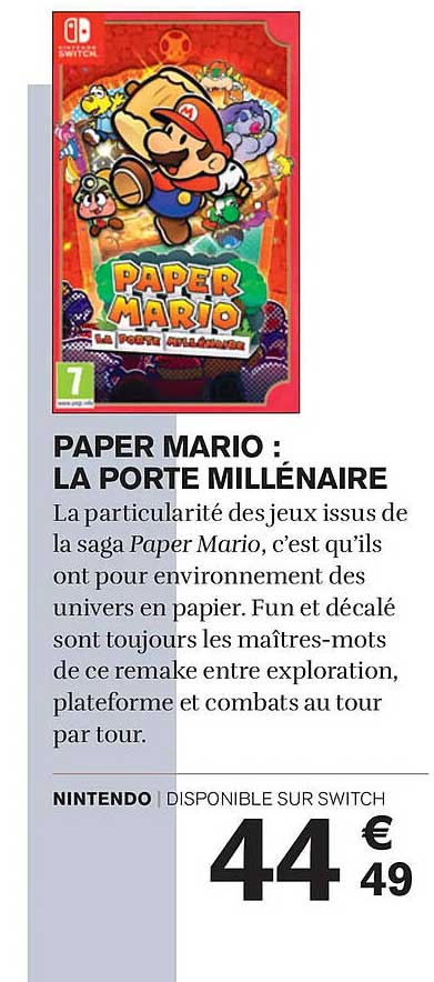 PAPER MARIO : LA PORTE MILLÉNAIRE