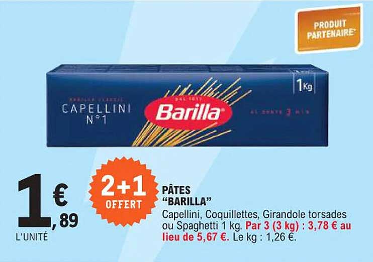 PÂTES "BARILLA"