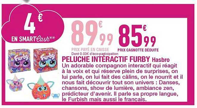 PELUCHE INTERACTIF FURBY Hasbro