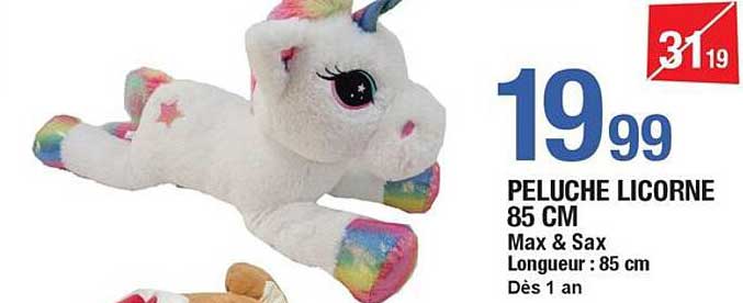 Carrefour peluche licorne online