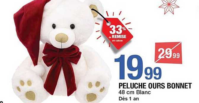 PELUCHE OURS BONNET