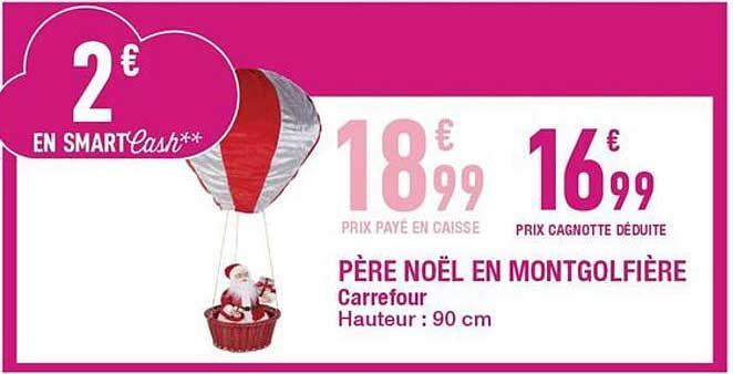 PÈRE NOËL EN MONTGOLFIÈRE