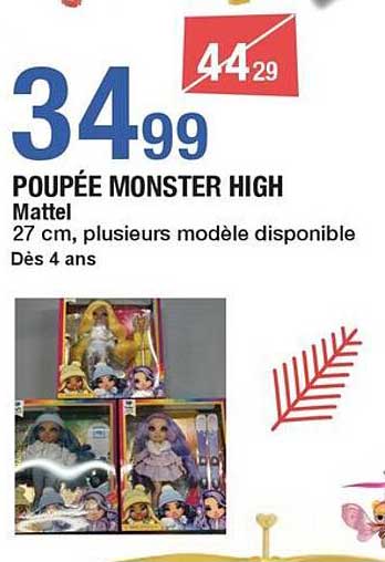 POUPÉE MONSTER HIGH