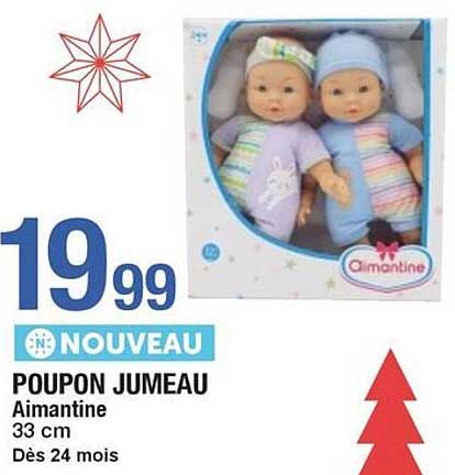 POUPON JUMEAU Aimantine