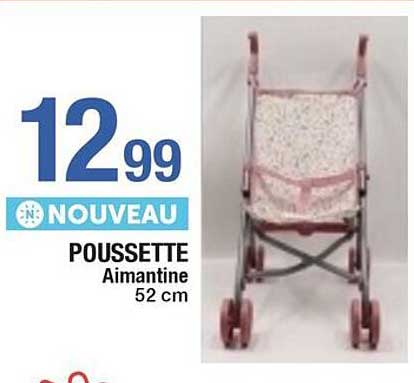 Poussette Aimantine offre chez Carrefour