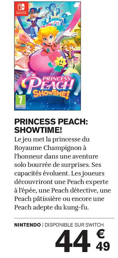 PRINCESS PEACH: SHOWTIME!