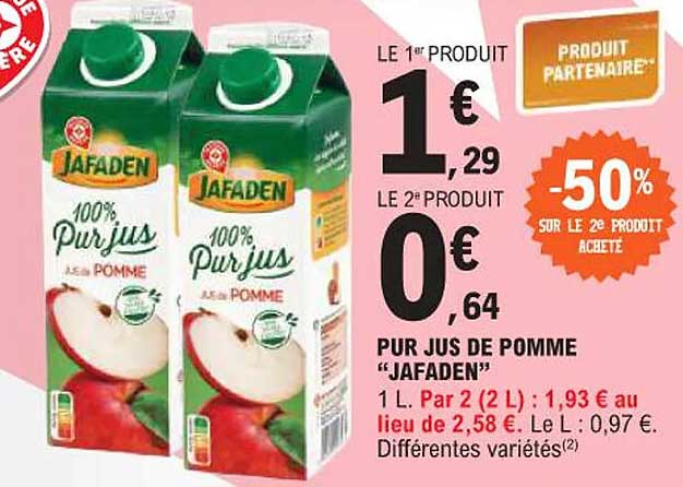 PUR JUS DE POMME "JAFADEN"