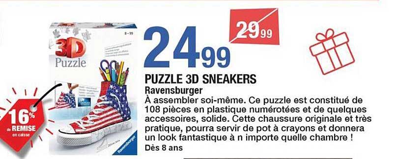 PUZZLE 3D SNEAKERS Ravensburger