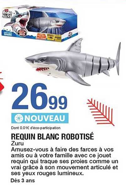 REQUIN BLANC ROBOTISÉ