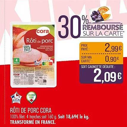 RÔTI DE PORC CORA