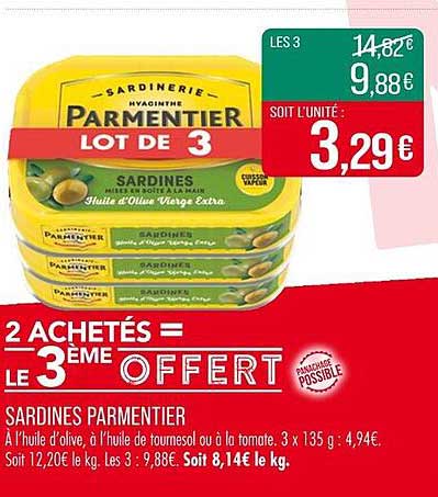 SARDINES PARMENTIER