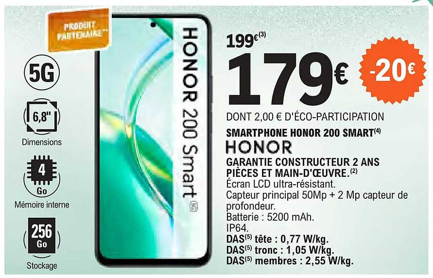 SMARTPHONE HONOR 200 SMART