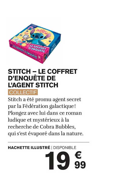 STITCH – LE COFFRET D'ENQUÊTE DE L'AGENT STITCH