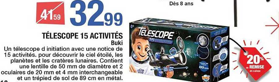 TÉLESCOPE 15 ACTIVITÉS