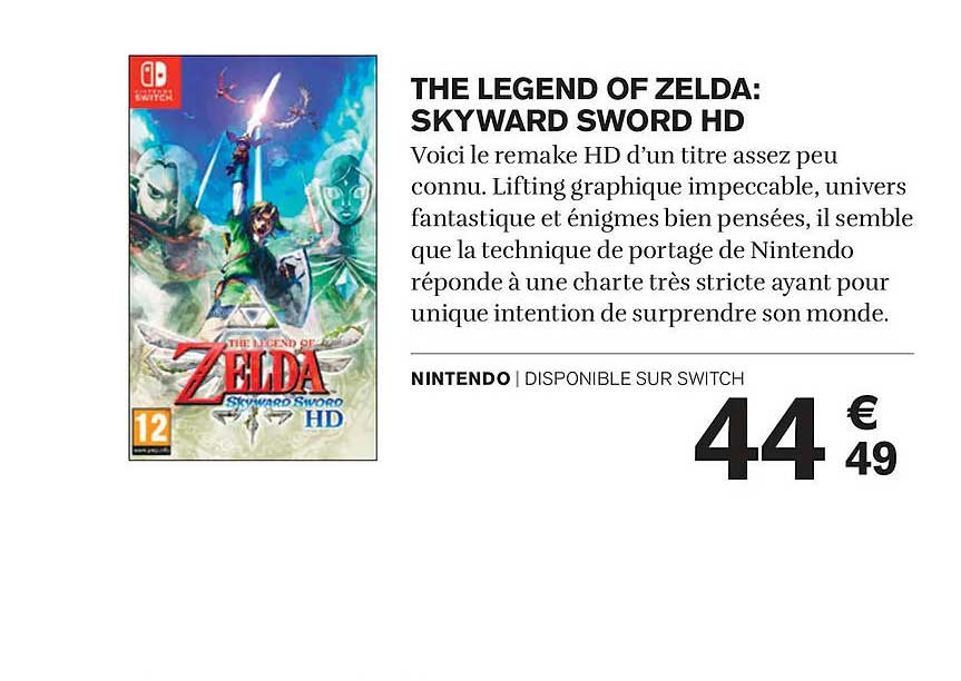 THE LEGEND OF ZELDA: SKYWARD SWORD HD