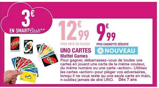 UNO CARTES Mattel Games