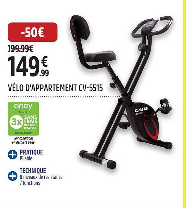 VÉLO D'APPARTEMENT CV-5515