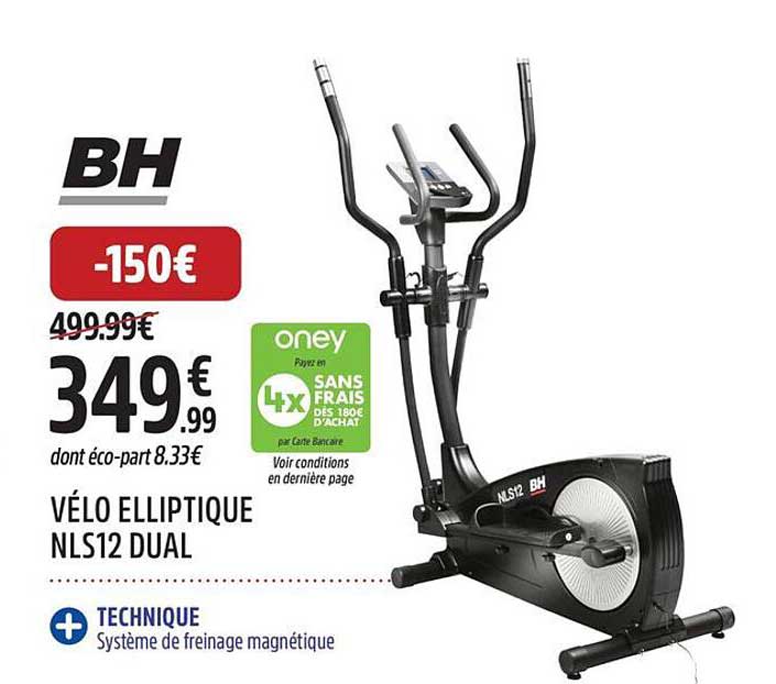 VÉLO ELLIPTIQUE NLS12 DUAL