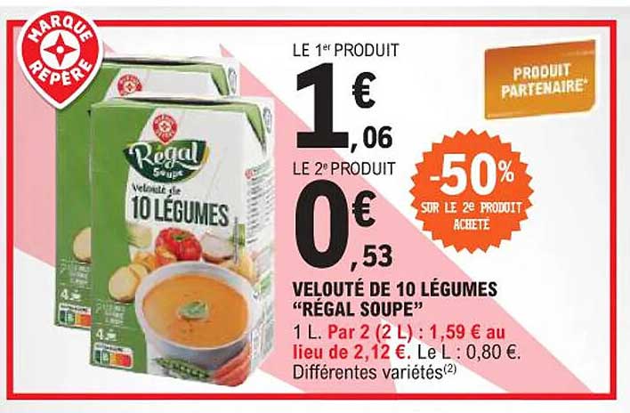 VELOUTÉ DE 10 LÉGUMES "RÉGAL SOUPÉ"