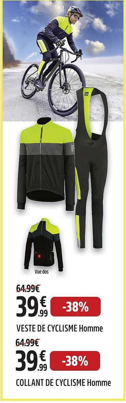 VESTE DE CYCLISME Homme  
COLLANT DE CYCLISME Homme