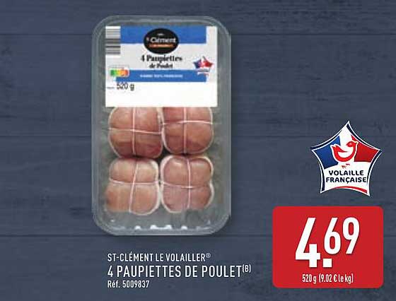 4 Paupiettes de Poulet