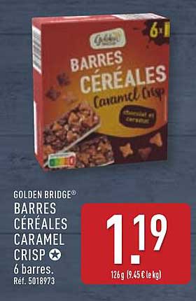 BARRES CÉRÉALES CARAMEL CRISP