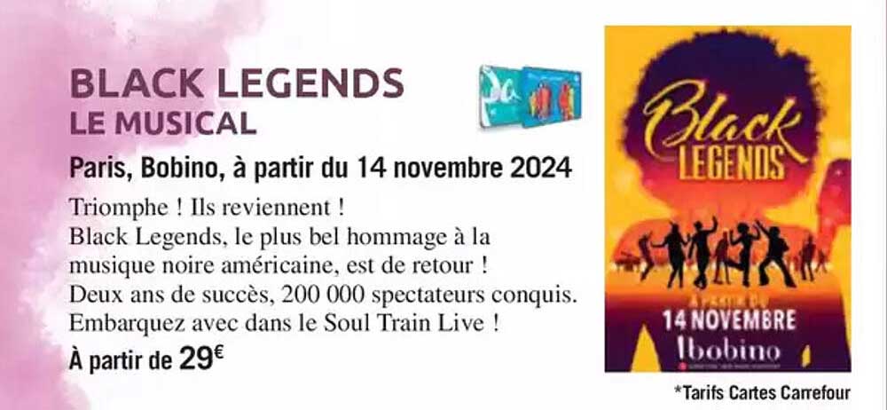 BLACK LEGENDS  
LE MUSICAL