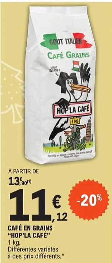 CAFÉ EN GRAINS "HOP'LA CAFÉ"