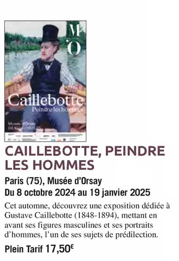 Caillebotte, peindre les hommes