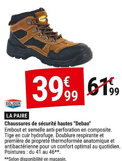 Chaussures de sécurité hautes "Debao"