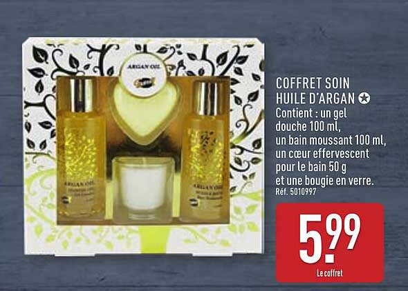 COFFRET SOIN HUILE D'ARGAN