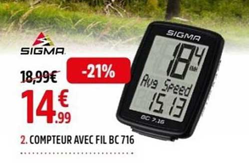 COMPTEUR AVEC FIL BC 716