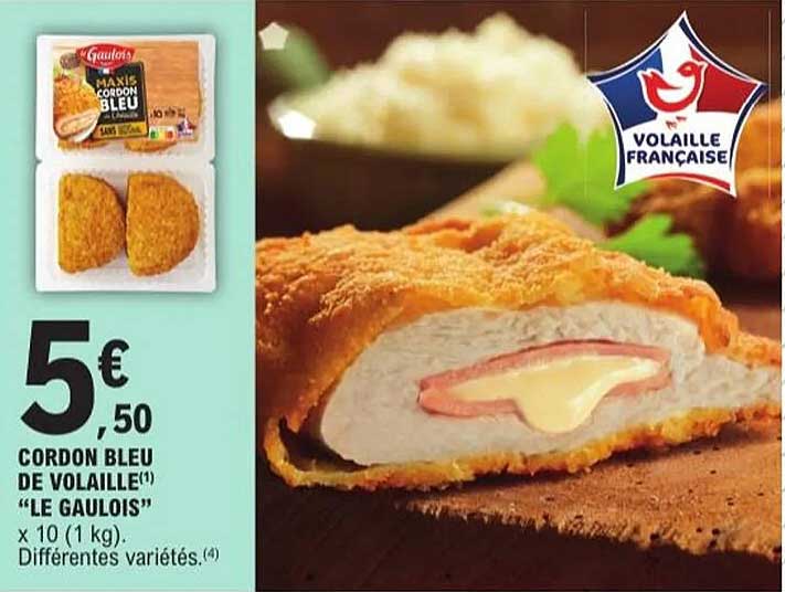 CORDON BLEU DE VOLAILLE "LE GAULOIS"