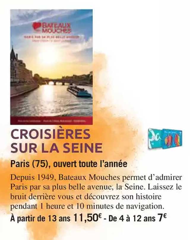 CROISIÈRES SUR LA SEINE