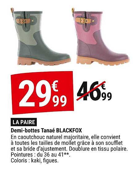 Demi-bottes Tanaé BLACKFOX