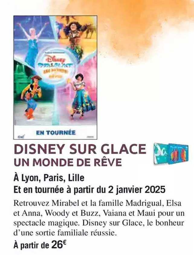 DISNEY SUR GLACE UN MONDE DE RÊVE