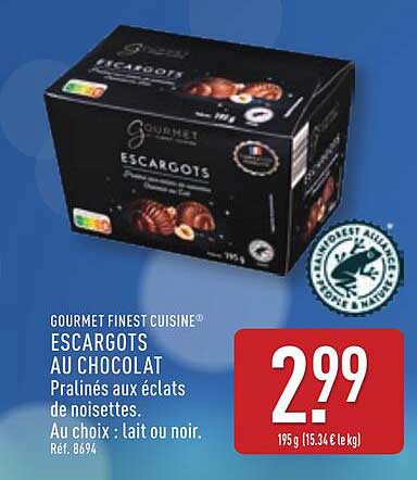 ESCARGOTS AU CHOCOLAT