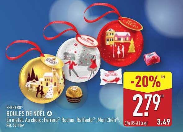 FERRERO BOULES DE NOËL