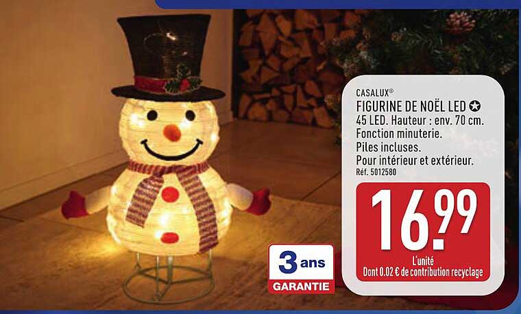 FIGURINE DE NOËL LED